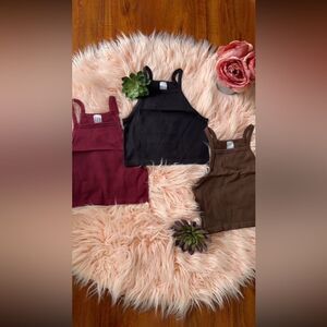 New Mix set of 3 fashion tops in different colors, new